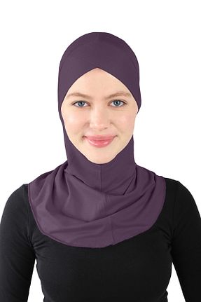 کلاه شنای حجاب بنفش زنانه Ecardin - کد 861951156