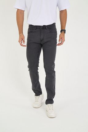 شلوار جین طوسی مردانه رگولار ENZİM JEANS - کد 861948618
