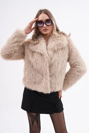 کاپشن بژ زنانه رگولار MÇmoda - کد 861965851