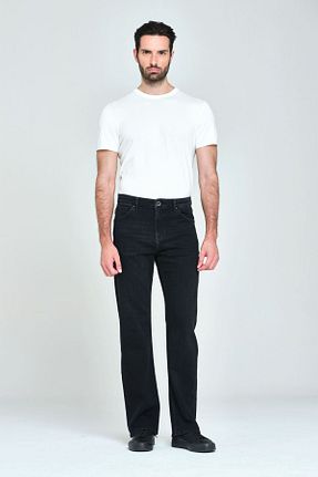 شلوار جین مشکی مردانه پاچه گشاد Pantamo Jeans - کد 861962361