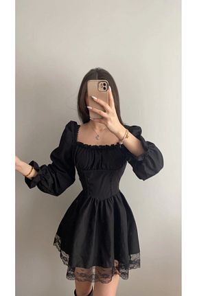 لباس مجلسی و فارغ التحصیلی مشکی زنانه اسلیم Violon - کد 824944813