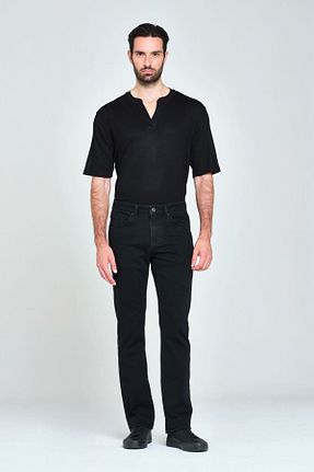 شلوار جین مشکی مردانه رگولار Pantamo Jeans - کد 861962314