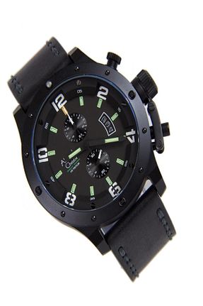 ساعت مچی مشکی مردانه 55 میلی متر و بالاتر Alexandre Christie - کد 856709258