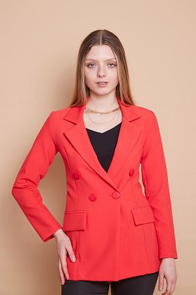 کت قرمز زنانه رگولار Jument - کد 472906808