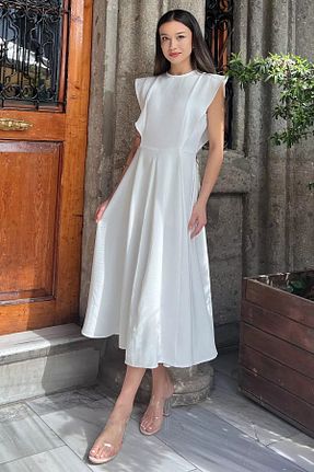 لباس بژ زنانه بافتنی GÜLSELİ - کد 829460307