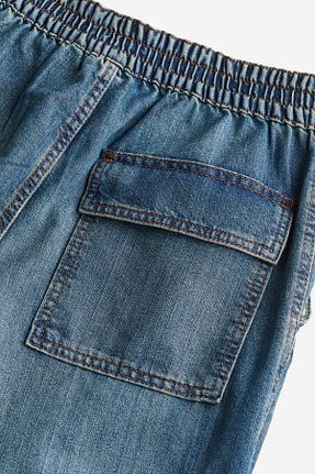 شلوار جین آبی زنانه پاچه گشاد H&M - کد 861969266