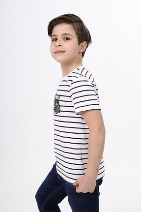 تیشرت خاکی بچه گانه یقه دوچرخه Toontoy - کد 859088145
