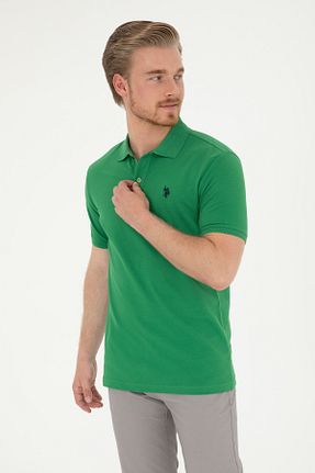 پولوشرت سبز مردانه پارچه ای U.S. Polo Assn. - کد 833234624