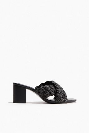 دمپائی مشکی زنانه پاشنه ضخیم H&M - کد 861969489