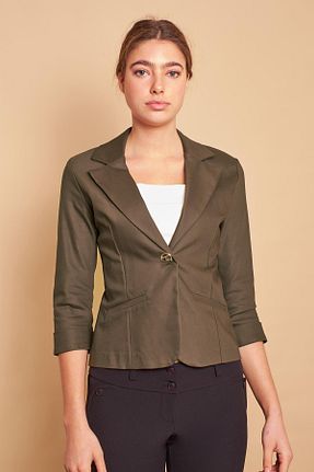 کت خاکی زنانه رگولار Jument - کد 788608950