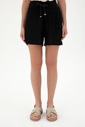 شلوارک و برمودا مشکی زنانه Relaxed U.S. Polo Assn. - کد 859908502