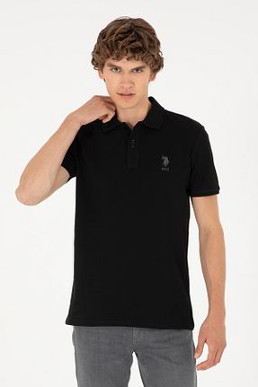 پولوشرت مشکی مردانه پارچه ای U.S. Polo Assn. - کد 830460703