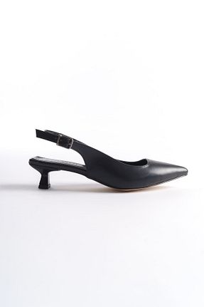 کفش پاشنه بلند کلاسیک مشکی زنانه پاشنه نازک umutol - کد 862000969