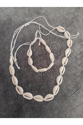 گردنبند جواهر نباتی زنانه پوسته Hd Marketim - کد 755151428