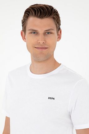 تیشرت سفید مردانه رگولار U.S. Polo Assn. - کد 833138684