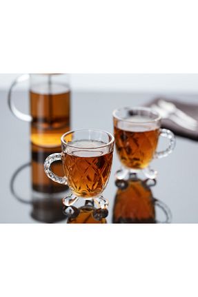 فنجان چای سفید شیشه Madame Coco - کد 34433113