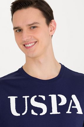 تیشرت سرمه ای مردانه رگولار U.S. Polo Assn. - کد 735857973