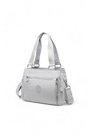 کیف دوشی طوسی زنانه پارچه ای Smart Bags - کد 286140005