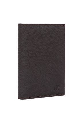 کیف پول قهوه ای مردانه چرم خالص Cacharel - کد 862022731