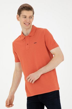 پولوشرت نارنجی مردانه %100 پنبه U.S. Polo Assn. - کد 833139602