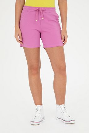 شلوارک و برمودا صورتی زنانه اسلیم U.S. Polo Assn. - کد 832929502