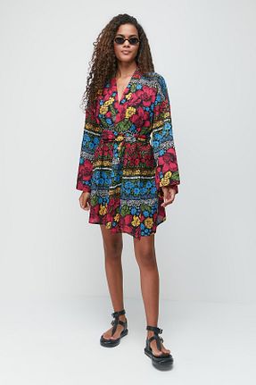 رویه بیکینی رنگی زنانه پنبه ای C&CITY - کد 818786138