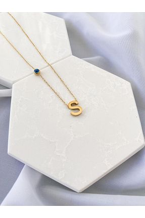گردنبند استیل ( فولاد ) طلائی استیل ضد زنگ Zeta Collection - کد 862026987