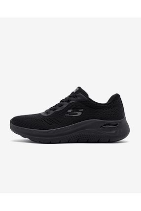 کفش اسنیکر مشکی زنانه بند دار Skechers - کد 849952139