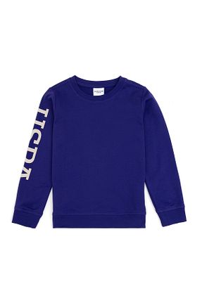 سوئیشرت بنفش بچه گانه ساده U.S. Polo Assn. - کد 857651111
