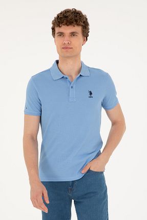 پولوشرت آبی مردانه پارچه U.S. Polo Assn. - کد 838950550