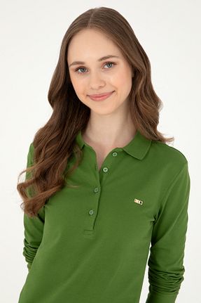 سوئیشرت سبز زنانه ساده U.S. Polo Assn. - کد 859226429