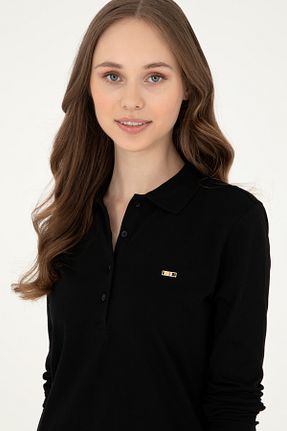 سوئیشرت مشکی زنانه ساده U.S. Polo Assn. - کد 859211846