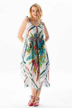 لباس سفید زنانه بافتنی Eliş Şile Bezi - کد 276678130
