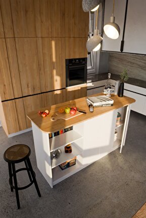 کابینت چند منظوره سفید 50 سانتی متر Mionte Flat-Pack - کد 845127078