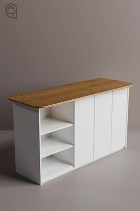 کابینت چند منظوره سفید MDF Mionte Flat-Pack - کد 845127078