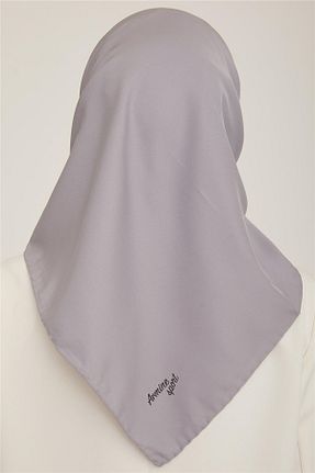روسری طوسی پلی استر Armine - کد 661632394