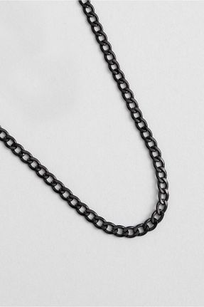 گردنبند استیل ( فولاد ) مشکی زنانه استیل ضد زنگ So Chic - کد 861948033