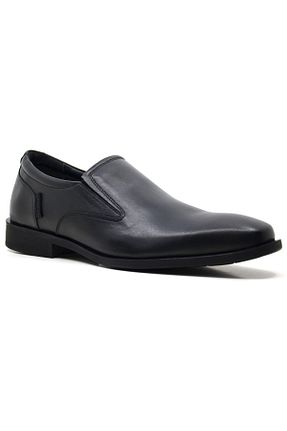 کفش کلاسیک مشکی مردانه چرم خالص KİNG PAOLO - کد 844277589