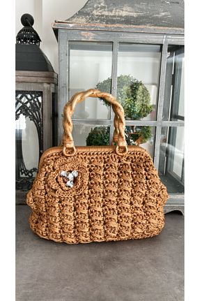 کیف دستی قهوه ای زنانه سایز متوسط GÜLHOBY - کد 862108132
