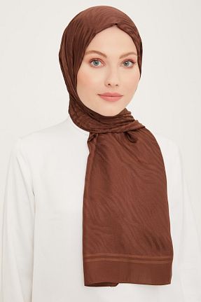 شال قهوه ای زنانه پلی استر Armine - کد 735364370