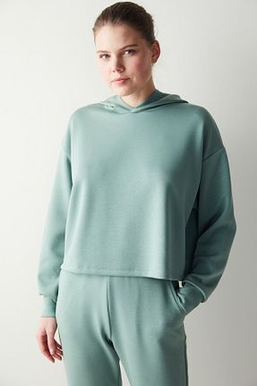 سوئیشرت سبز زنانه ساده Penti - کد 823614168