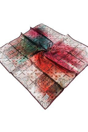 روسری زرشکی İpek Tivil Levidor - کد 850098762