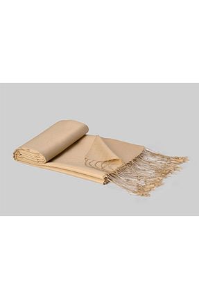 شال بژ زنانه ابریشم ARMANDA - کد 99085899