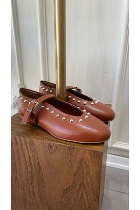 بابت قهوه ای زنانه چرم خالص MODA HASEN - کد 862125968