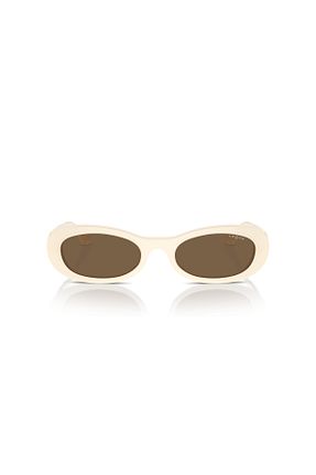 عینک آفتابی بژ زنانه UV400 Vogue - کد 862125534