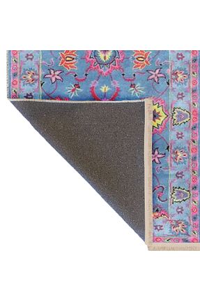 فرش آبی قابل شستشو Rugs Modern Halı - کد 862127515
