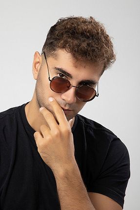 عینک آفتابی قهوه ای مردانه 50 DENS - کد 923667199