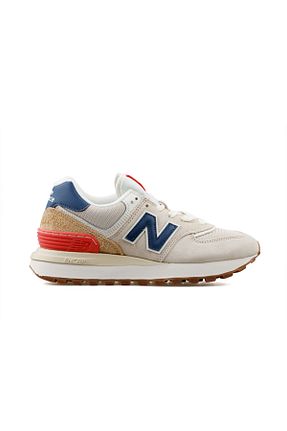کفش اسنیکر بژ زنانه بند دار New Balance - کد 862139120
