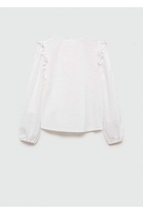 بلوز نباتی بچه گانه ساده MANGO Kids - کد 854911026