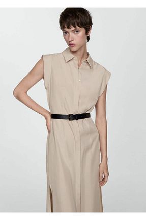 لباس بژ زنانه بافتنی MANGO - کد 841333306